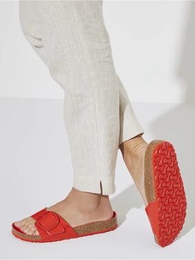 Like new hard to find patent leather Birkenstock Madrids, size 39 EU (US 8)